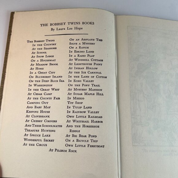 Two Bobbsey Twins Books On A Ranch and The Bobbsey Twins Laura Lee Hope - Picture 10 of 13